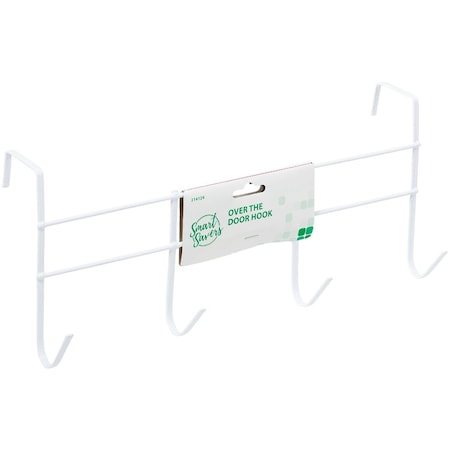 Smart Savers White Iron Over The Door Hook 10059